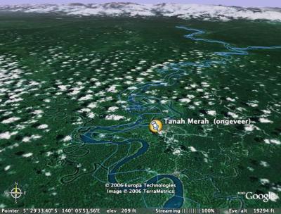 Google Earth Tanah Merah